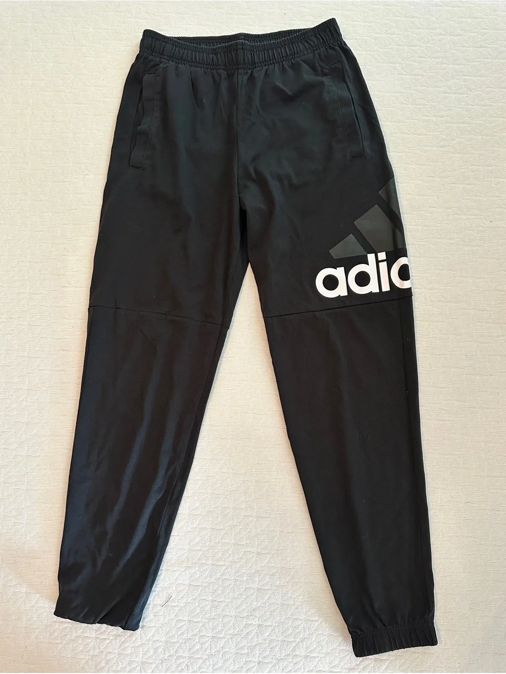 Adidas Track Joggers - Black, Size Small